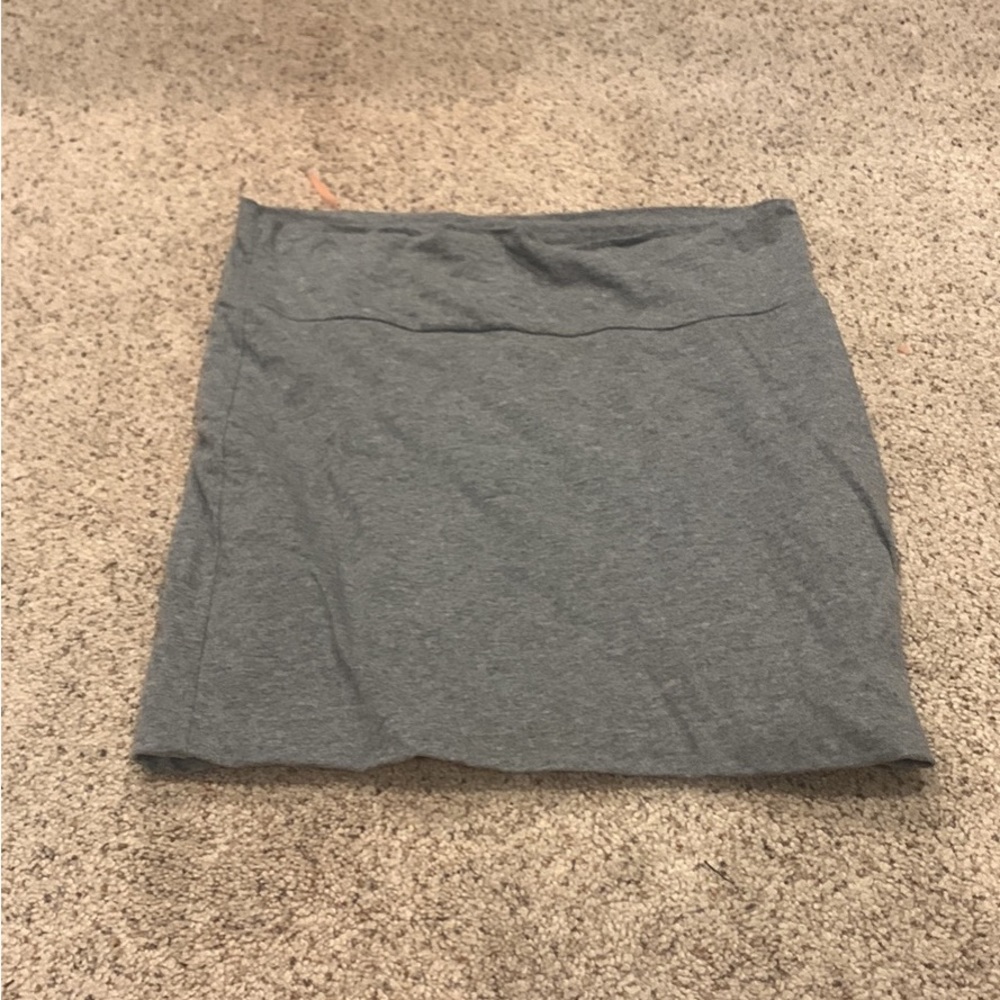 Grey Bodycon Skirt (medium)